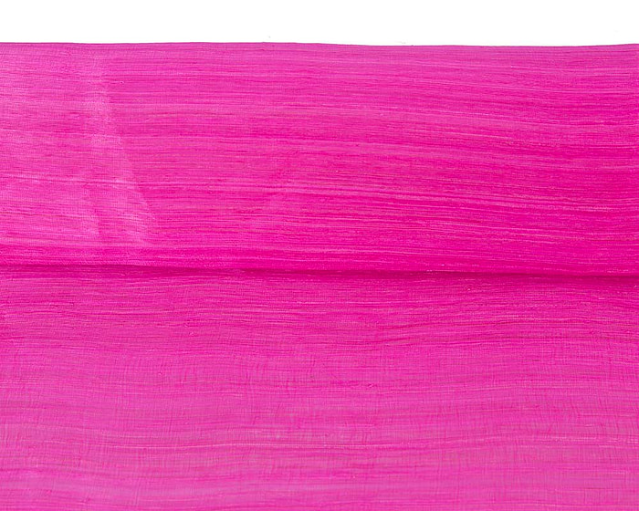 Craft & Millinery Supplies -- Trish Millinery- silk abaca hot pink