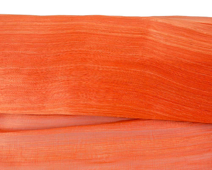 Craft & Millinery Supplies -- Trish Millinery- silk abaca orange