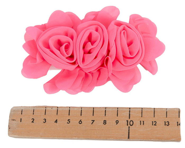 Craft & Millinery Supplies -- Trish Millinery- FL110 hot pink