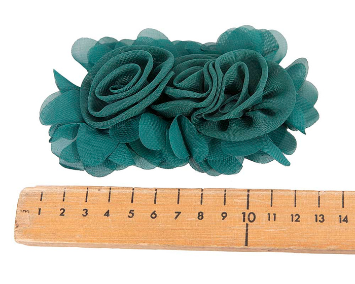 Craft & Millinery Supplies -- Trish Millinery- FL110 teal