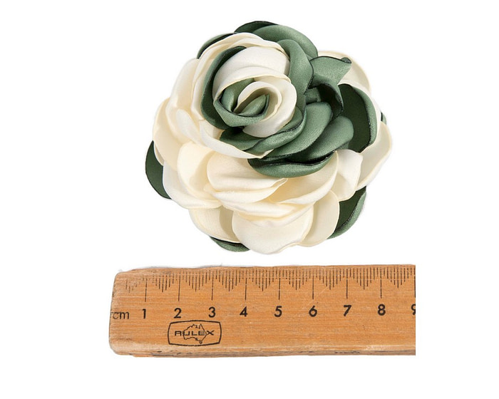 Craft & Millinery Supplies -- Trish Millinery- FL111 green cream