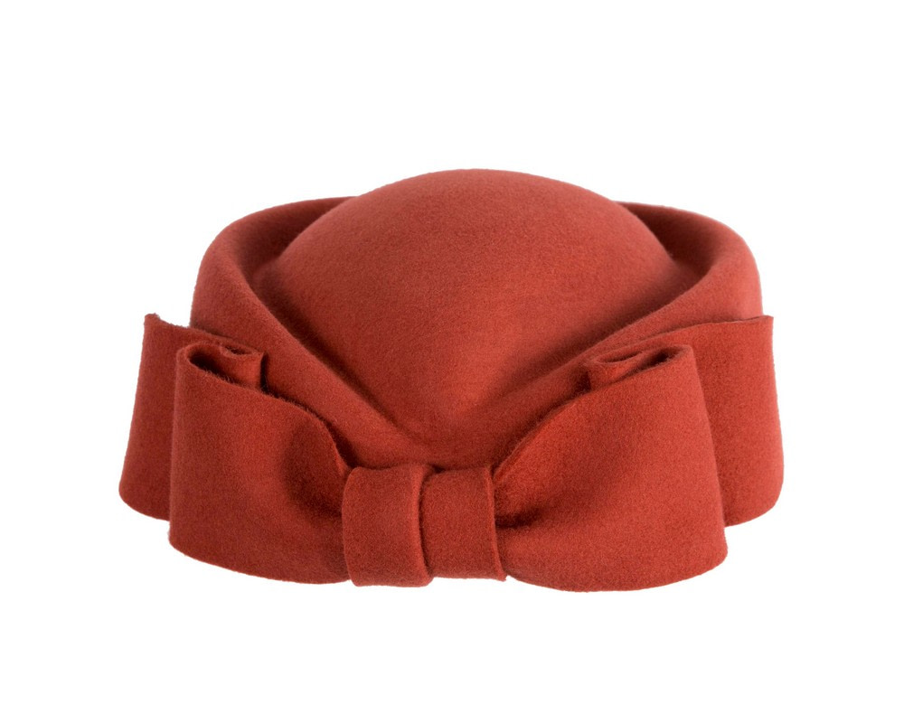 Rust Max Alexander Felt Pillbox Hat – Classic Winter Style - Hats From OZ Rust Max Alexander Felt Pillbox Hat – Classic Winter Style - Image 7