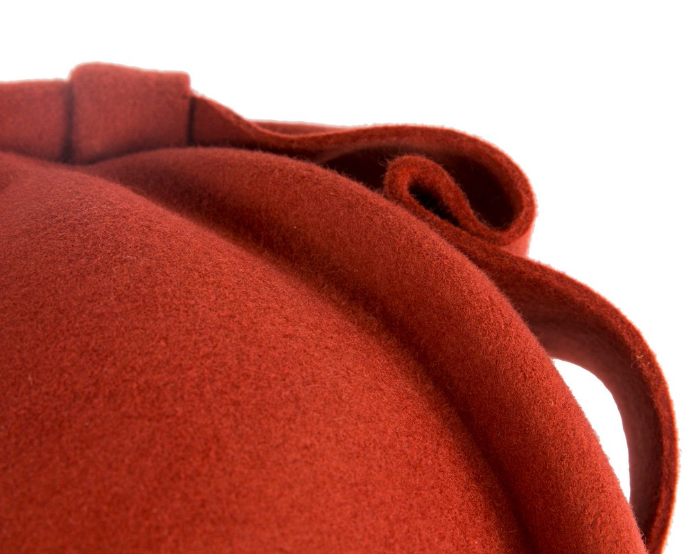 Rust Max Alexander Felt Pillbox Hat – Classic Winter Style - Hats From OZ Rust Max Alexander Felt Pillbox Hat – Classic Winter Style - Image 6