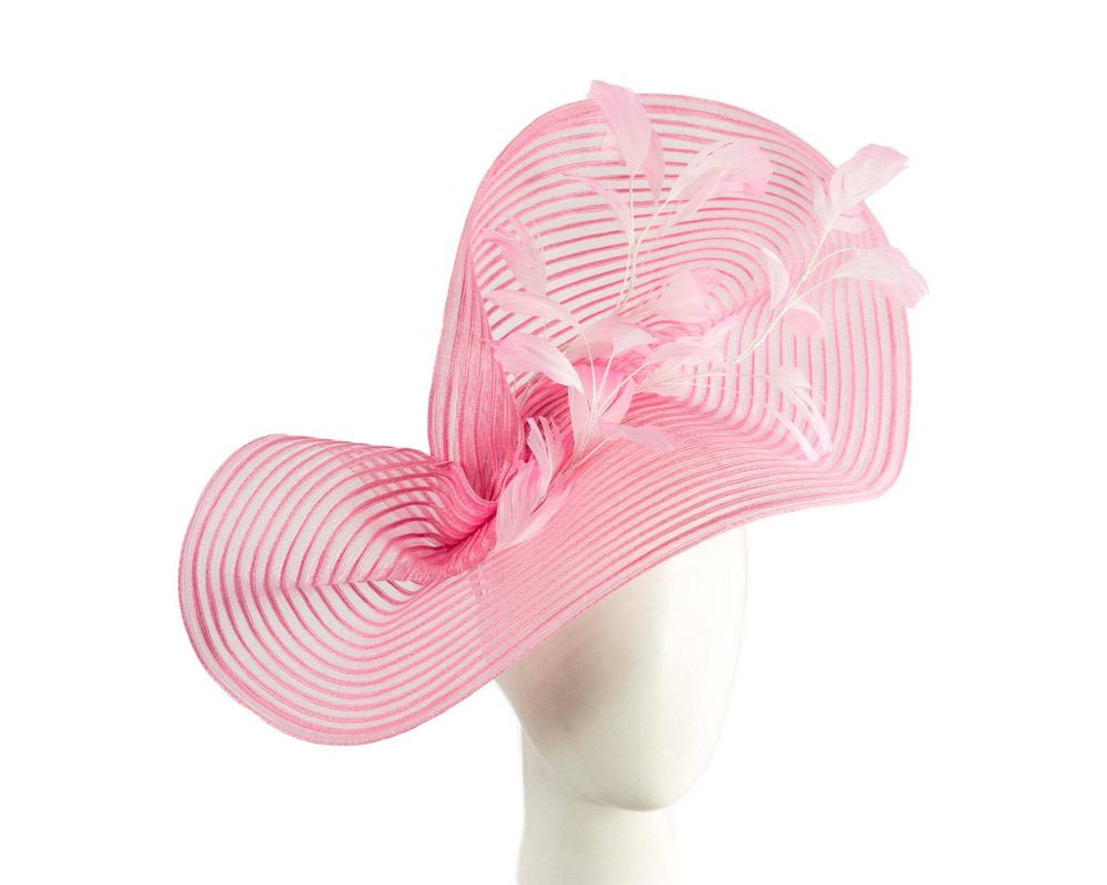 Large pink fascinator by Cupids Millinery - Hats From OZ