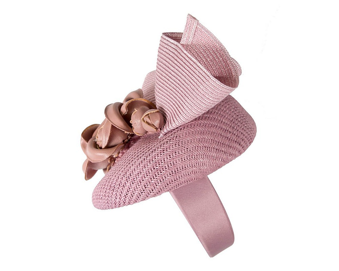 Lilac pillbox with leather flowers by Fillies Collection - Image 3