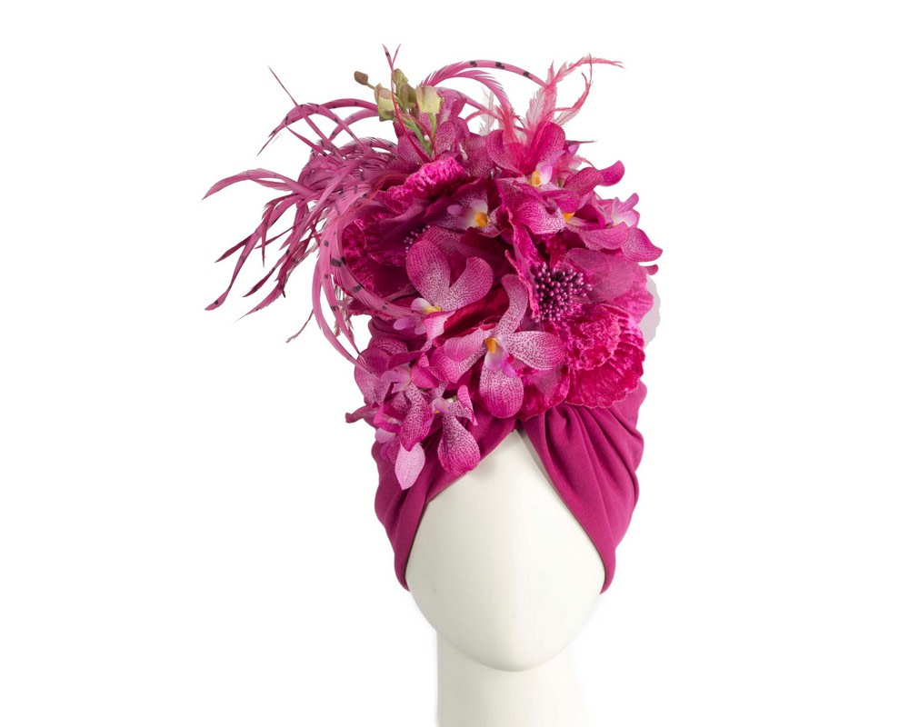 One of a Kind Luxury Turban Headpiece by Cupids Millinery - Hats From OZ