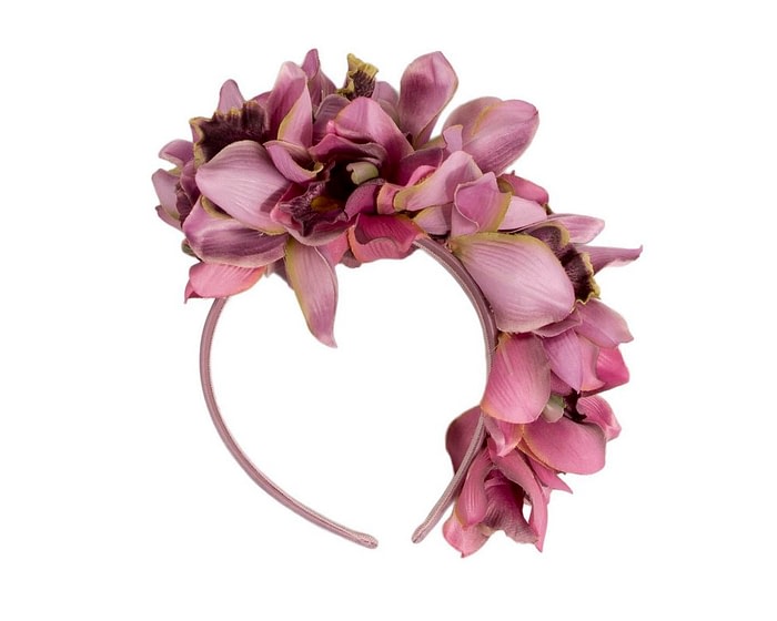 Floral Dusty Pink Fascinator - Max Alexander - Image 4