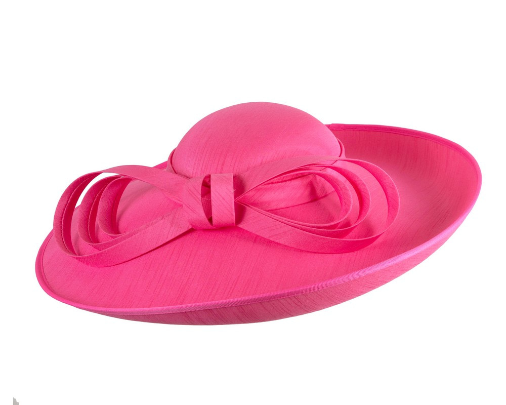 Fuchsia wide brim racing hat by Max Alexander - Hats From OZ Fuchsia wide brim racing hat by Max Alexander - Image 5