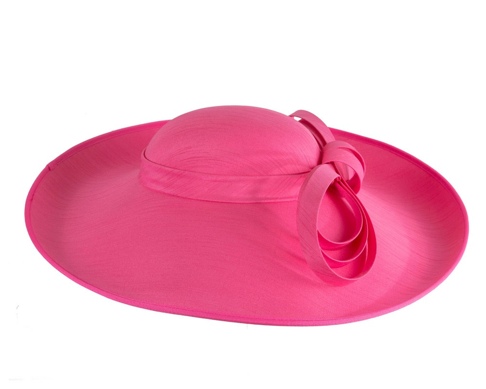 Fuchsia wide brim racing hat by Max Alexander - Hats From OZ Fuchsia wide brim racing hat by Max Alexander - Image 4