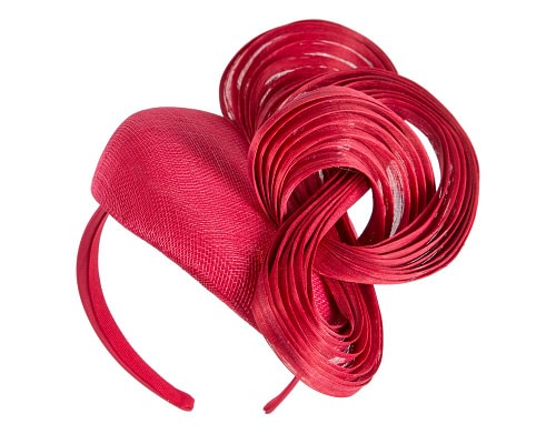 Fascinators Online - Exquisite red spring racing fascinator by Fillies Collection