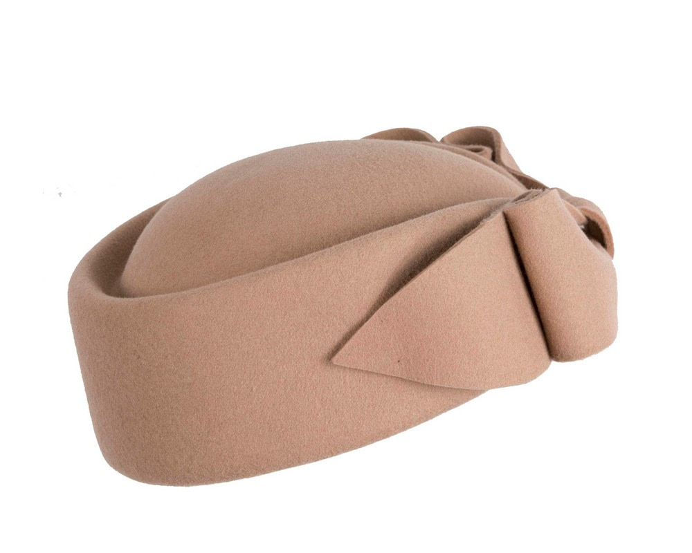 Beige Max Alexander Felt Pillbox Hat – Classic Winter Style - Hats From OZ Beige Max Alexander Felt Pillbox Hat – Classic Winter Style - Image 5