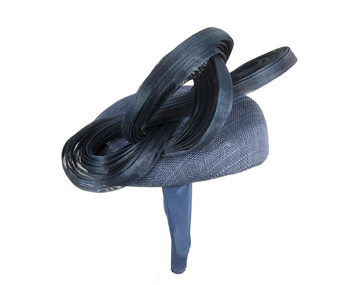 Exclusive navy pillbox fascinator by Fillies Collection - Image 3
