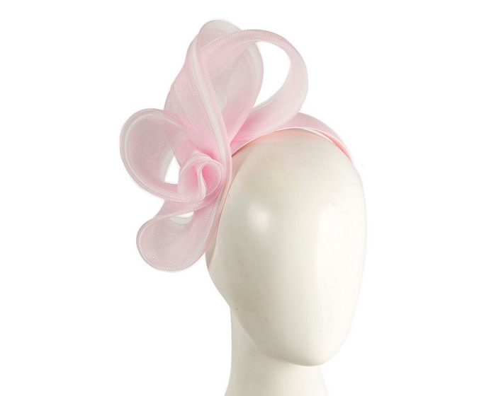 Pink crinoline bow fascinator by Fillies Collection