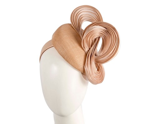 Fascinators Online - Exquisite nude spring racing fascinator by Fillies Collection