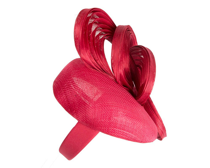 Exclusive red pillbox fascinator by Fillies Collection - Image 4