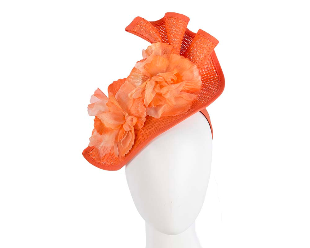 White & Black Melbourne Cup races fascinator by Fillies Collection