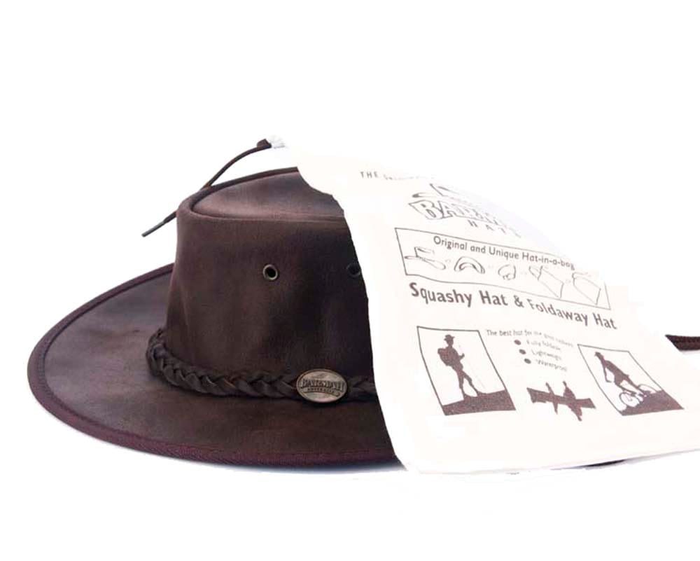 Australian Leather Crushable Outback Barmah Hat buy online in Aus B1063 Online in Australia ...