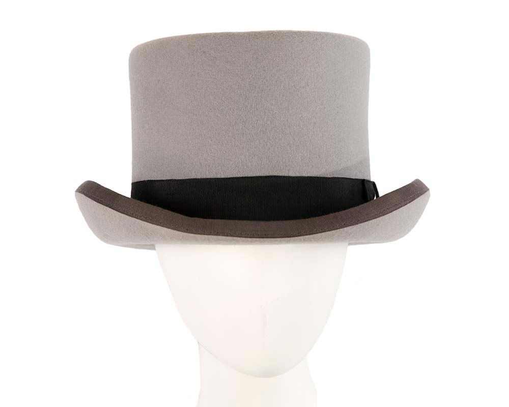 Grey felt top hat by Christy's London Online in Australia | Hats From OZ
