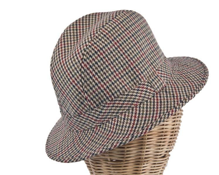 tweed walking hat