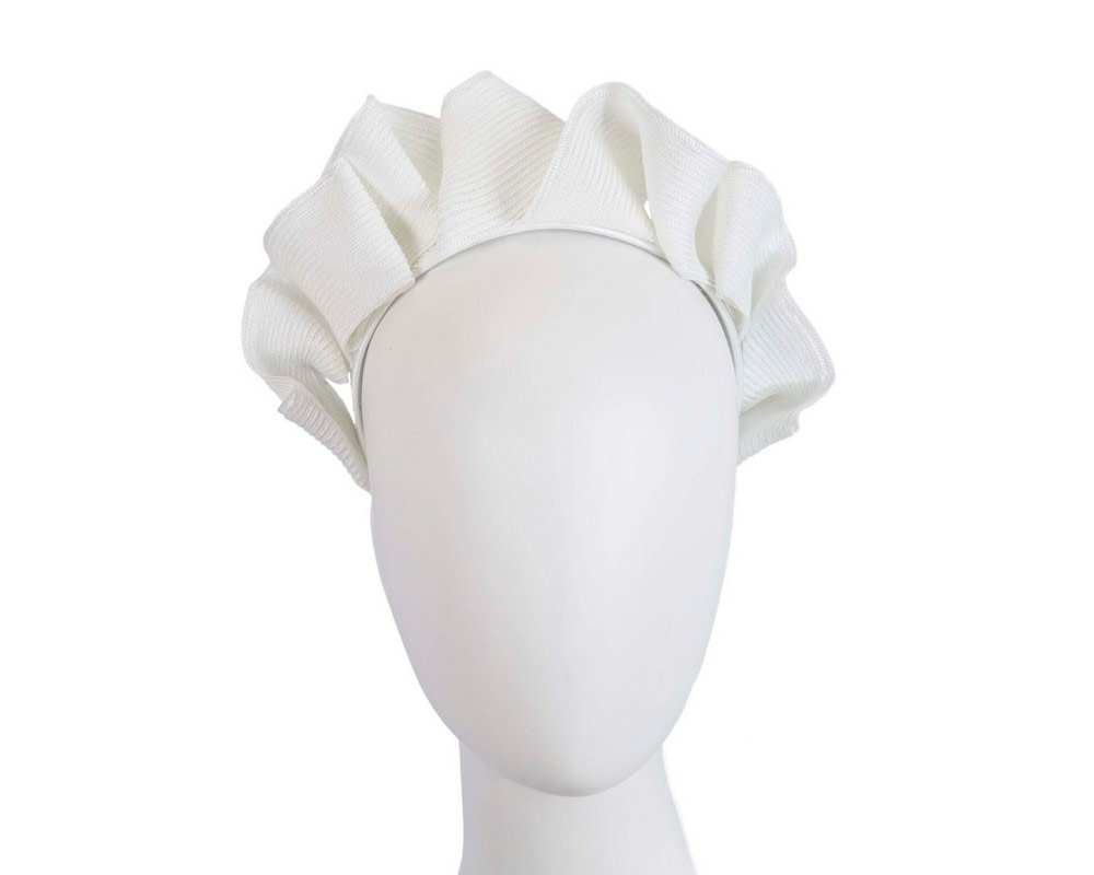White crown fascinator Clearance