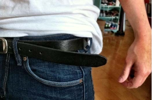 How not to wear mens belt