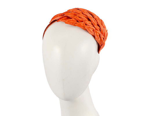 Small orange racing fascinator - Cheap Fascinators