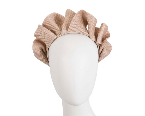 Nude crown fascinator by Max Alexander - Cheap Fascinators