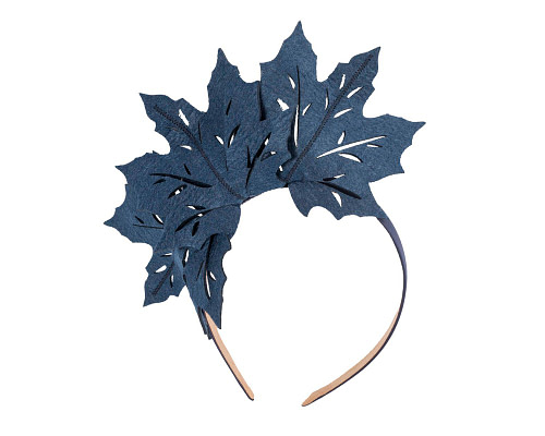 Navy laser cut racing fascinator - Cheap Fascinators