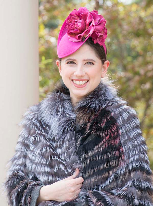 Winter Racing Fascinator - Melbourne Hat Shop