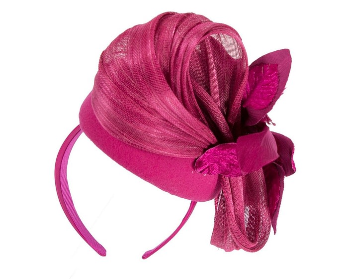 Winter pillbox fascinator with flower - Image 6