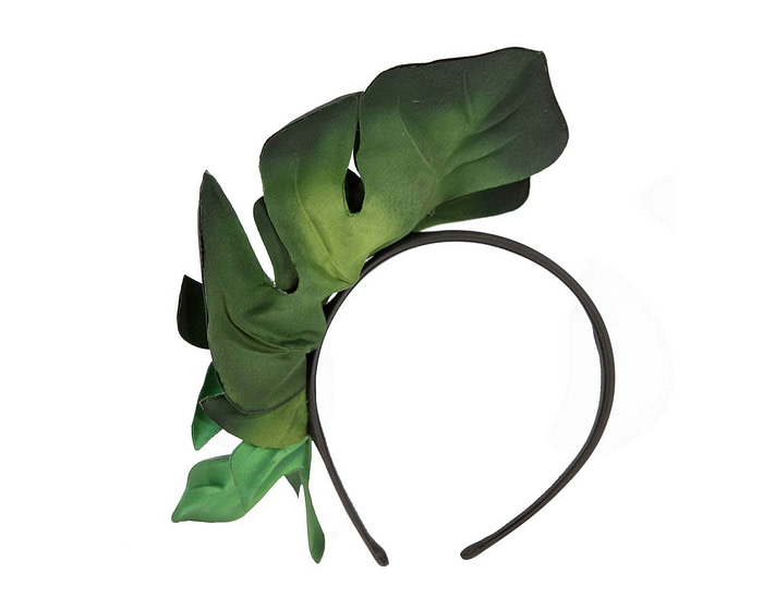 Large mostrera leaves fascinator headband - Image 4