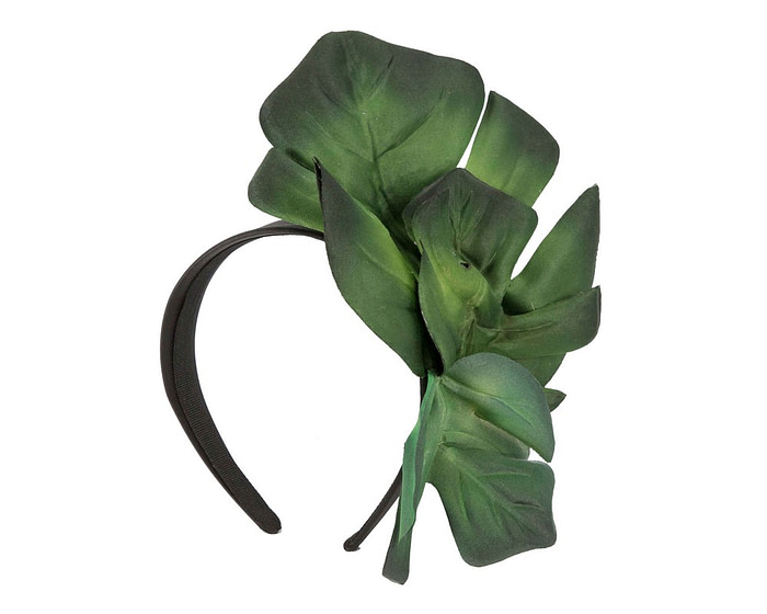 Large mostrera leaves fascinator headband - Image 2