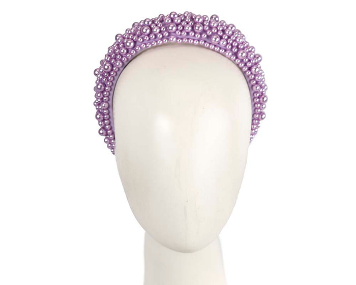 Lilac pearls fascinator headband - Fascinators.com.au