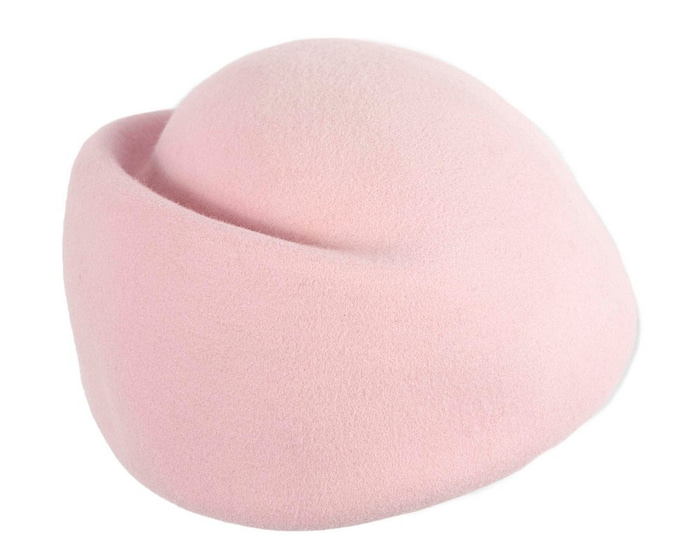 Exclusive pink felt ladies winter hat by Max Alexander - Fascinators.com.au