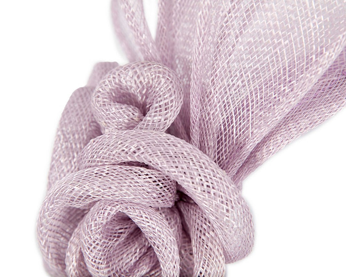 Lilac sinamay flower headband by Max Alexander - Cheap Fascinators