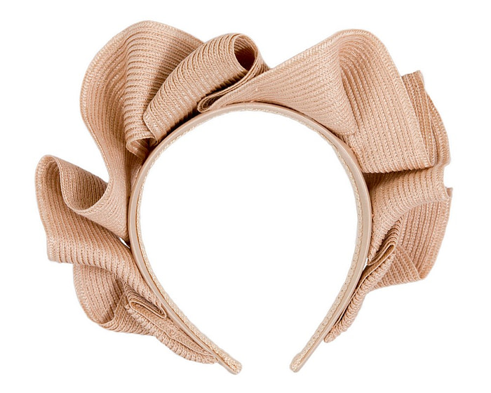 Nude crown fascinator by Max Alexander - Cheap Fascinators