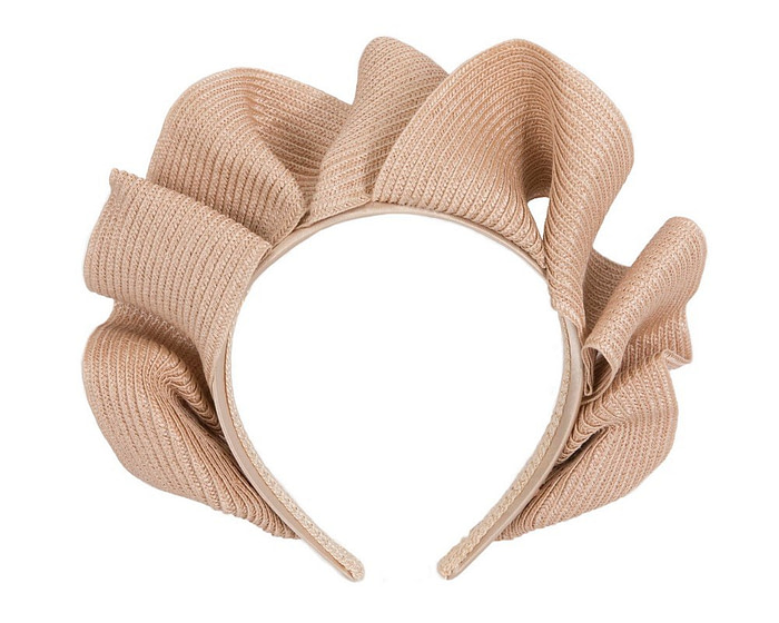 Nude crown fascinator by Max Alexander - Cheap Fascinators