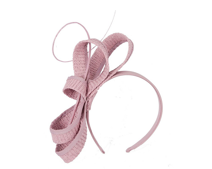 Large lilac loops with feather by Max Alexander - Cheap Fascinators