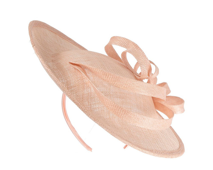 Nude sinamay plate fascinator - Cheap Fascinators