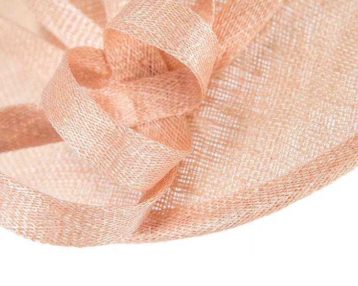 Nude sinamay plate fascinator - Cheap Fascinators