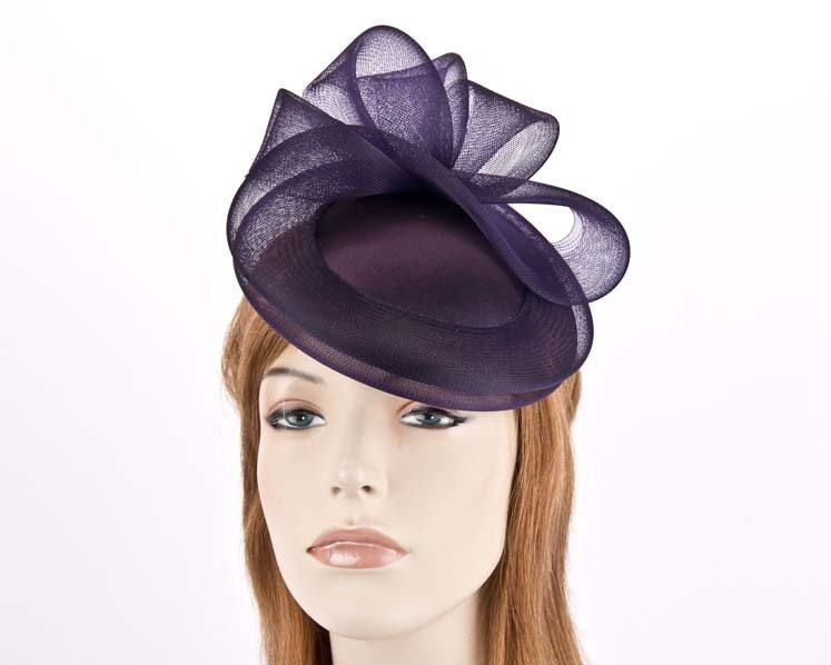 Aubergine hats 2024 and fascinators