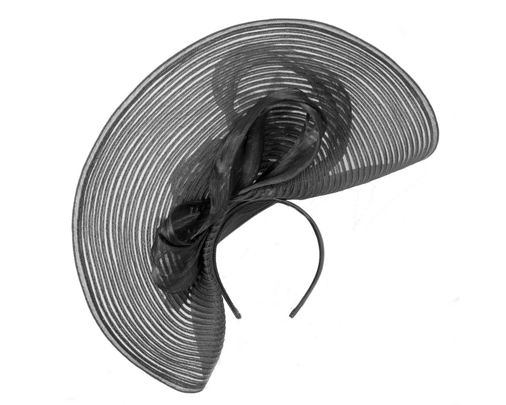 Large Black & Cream Fascinator By Fillies Collection