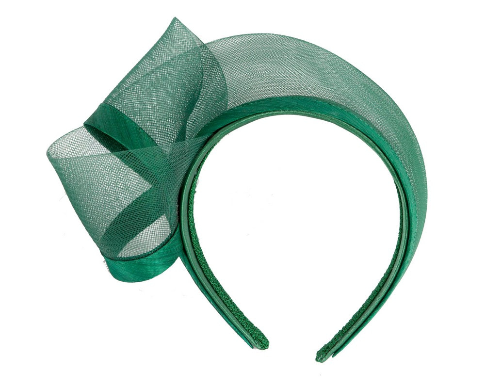 Dark Green Headband Fascinator By Fillies Collection