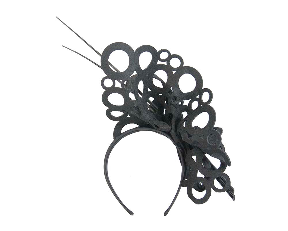 Bespoke Black Fascinator By Fillies Collection