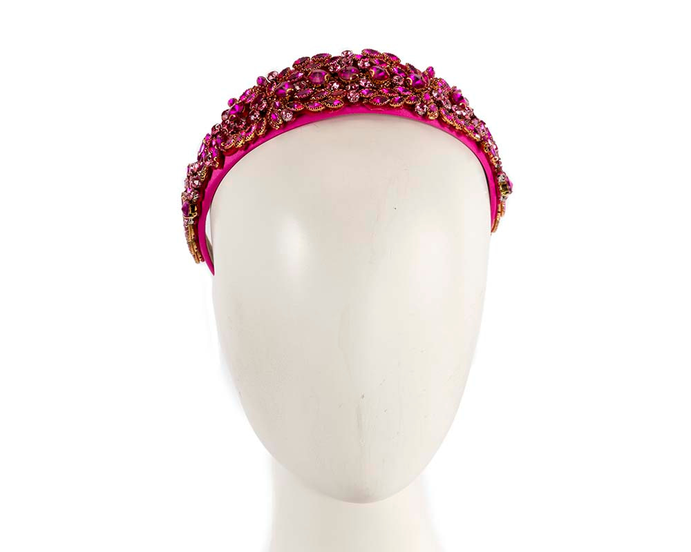 Fuchsia Fascinator Headband By Max Alexander