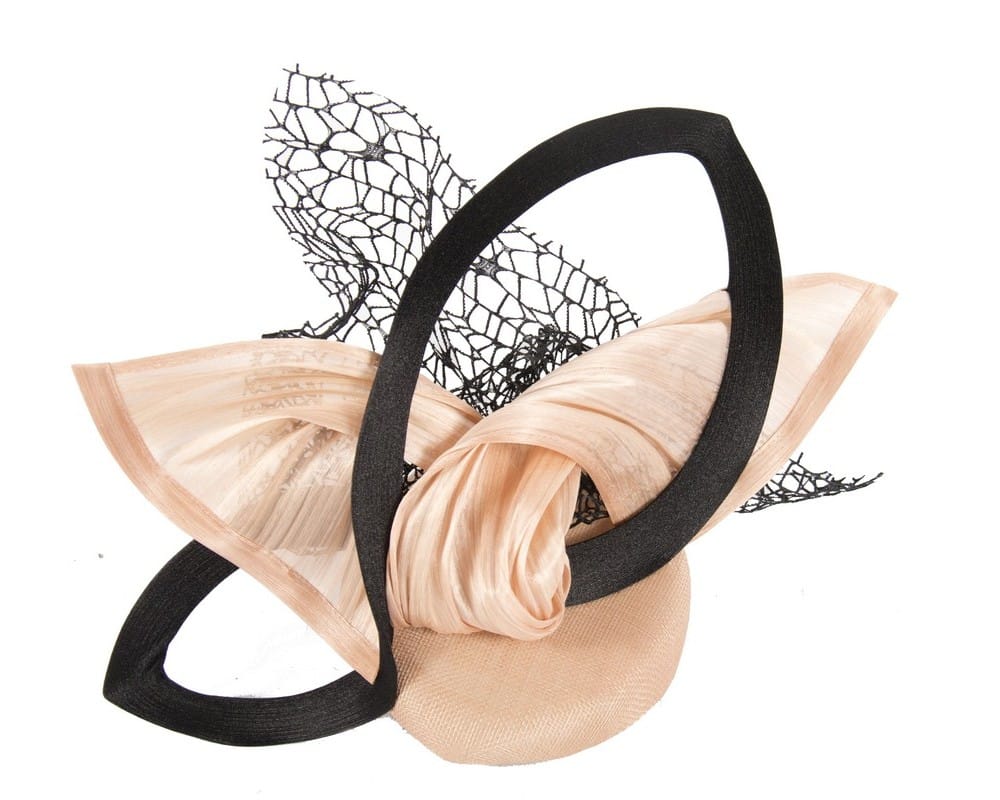 black nude fascinator