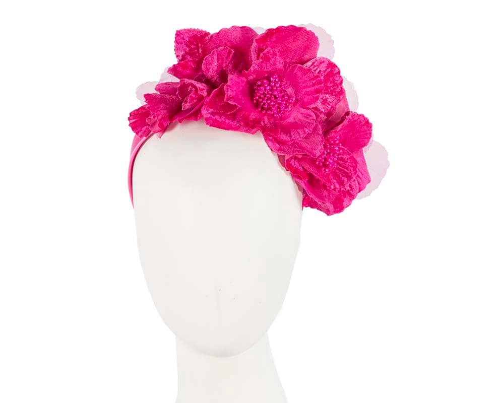 fuschia fascinators