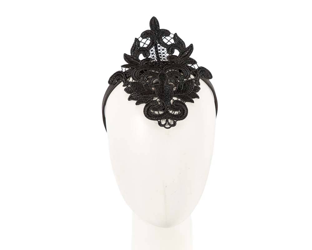 black crown fascinator