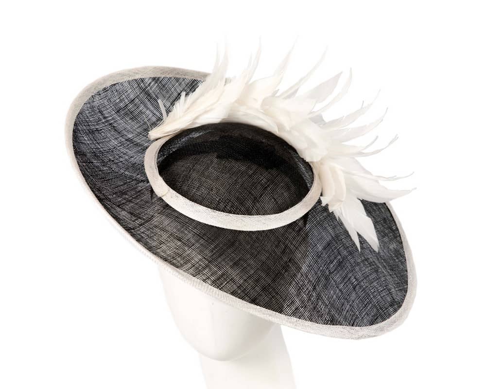 black sinamay hat