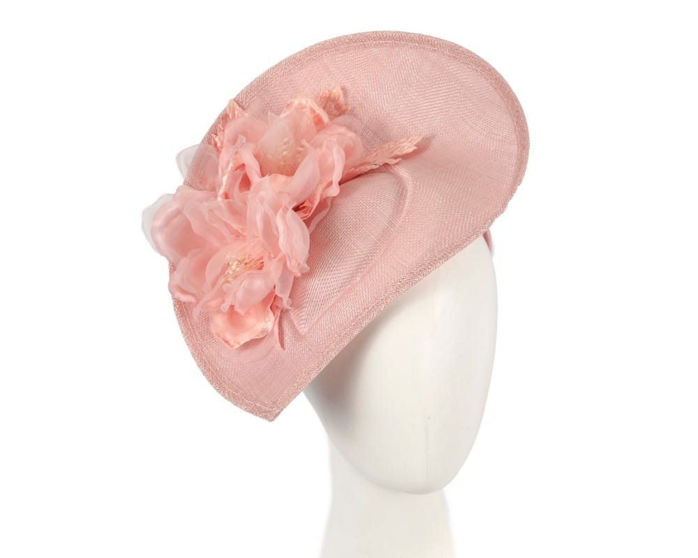 Pink Fascinator With Large Flower By Max Alexander